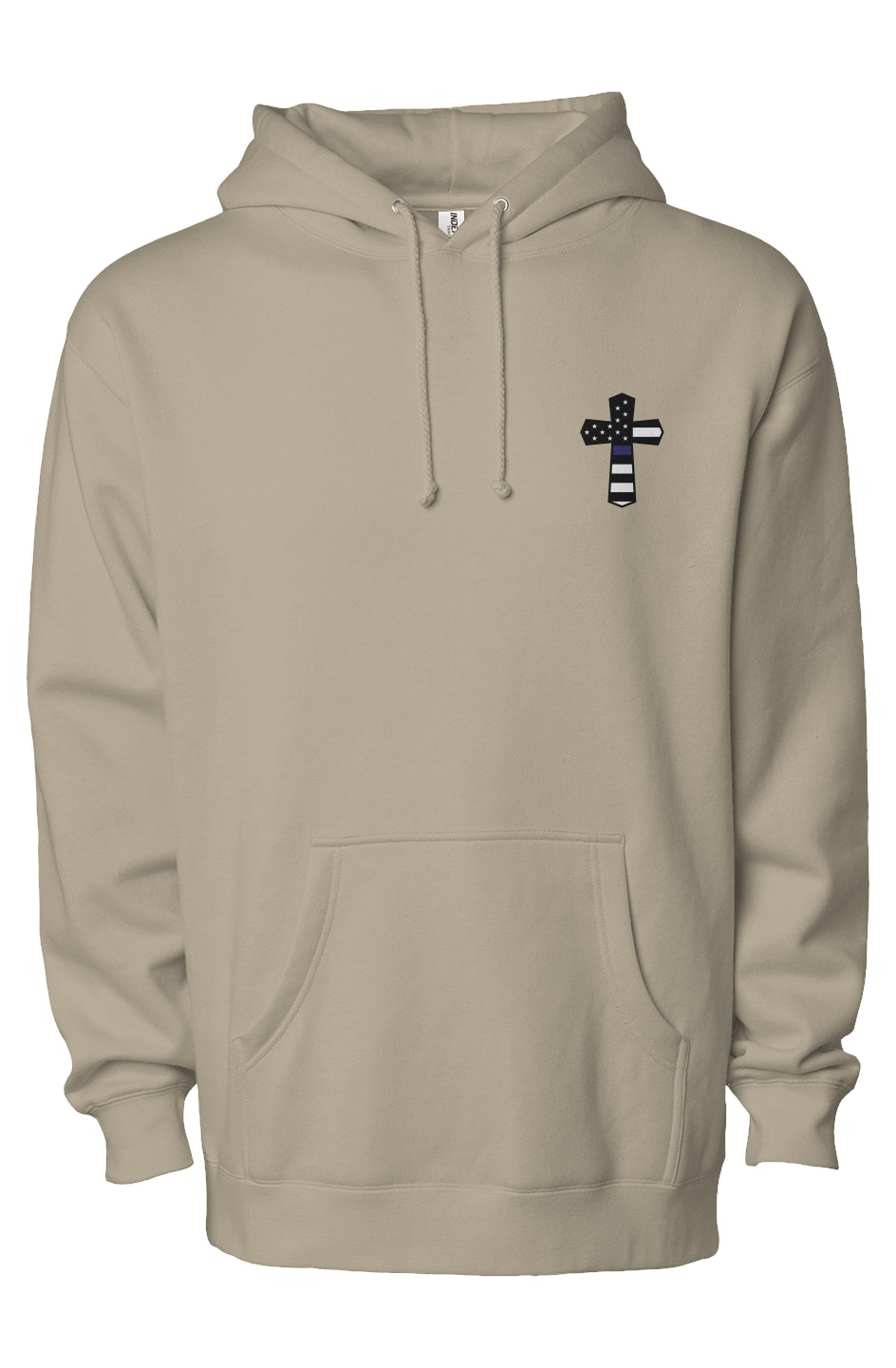 God N Country Protect Blue Line Hoodie